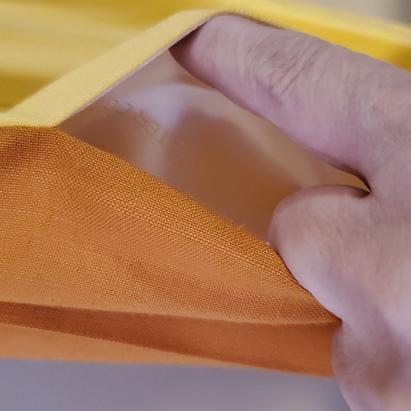 Peter Do Pleated Color Block Yellow Orange Skirt Size S - Picture 12 of 15